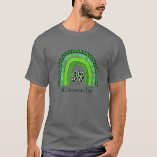 T-shirt Un Professeur chanceux Bibliothécaire de la Saint