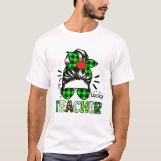 T-shirt Un Professeur Chanceux Messager Femmes Saint Patri