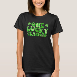 T-shirt Un professeur chanceux rétro vintage St Patrick s