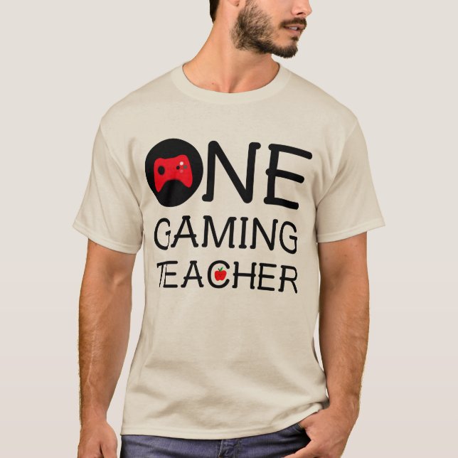 T-shirt Un professeur de jeu (Devant)