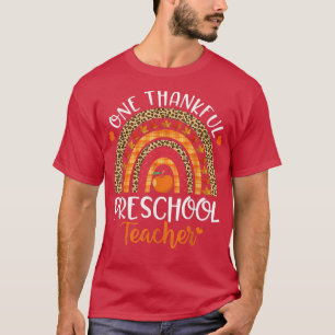 T-shirt Un professeur de maternelle remerciant Thanksgivin
