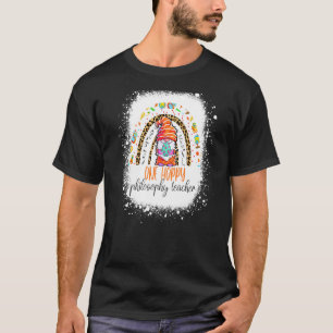 T-shirt Un professeur de philosophie chanceux Leopard Rain