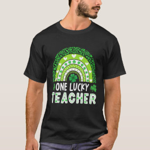 T-shirt Un Professeur Heureux Rainbow School St Patrick’S
