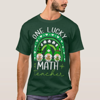 T-shirt Un Professeur Lucky Math Gnomes St