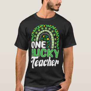 T-shirt Un Professeur Lucky Rainbow St Patrick S Day Appre
