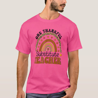 T-shirt Un professeur remplaçant reconnaissant enseignant