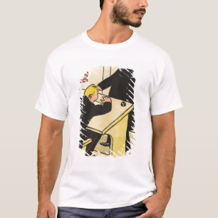 T-shirt Un professeur réprimande son élève des crimes