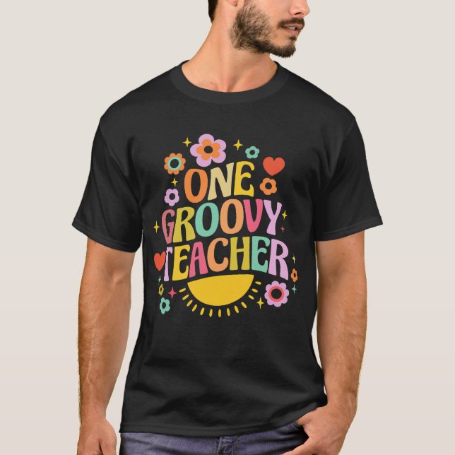 T-shirt Un professeur super cool (Devant)