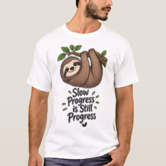 T-shirt Un progrès lent est toujours un progrès Mignon par