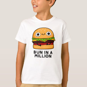 T-shirt Un Pun Dans Un Million Drôle De Burger Pun