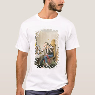 T-shirt Un rasoir émoussé, pub. par chasse, 1827 (etchin