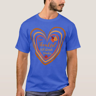 T-shirt Un remerciant 5e grade Enseignant arc-en-ciel Coeu