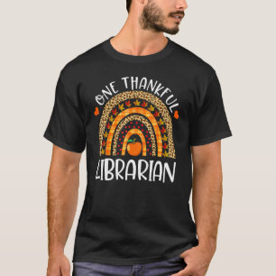 T-shirt Un remerciant Bibliothécaire Arc-en-ciel Thanksgiv