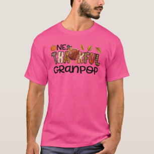 T-shirt Un Remercié Granpop Automne Grand-Père Turquie L