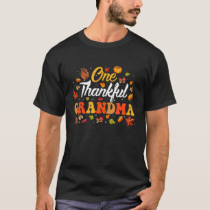 T-shirt Un Remerciement Grand-Mère Turquie Automne Quitte 