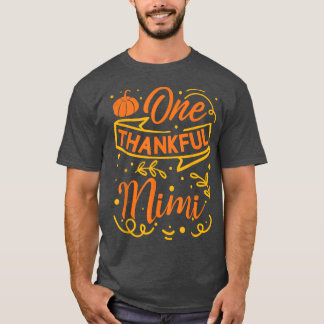 T-shirt Un Remerciement Mimi Citrouille Automne Quitte Aut