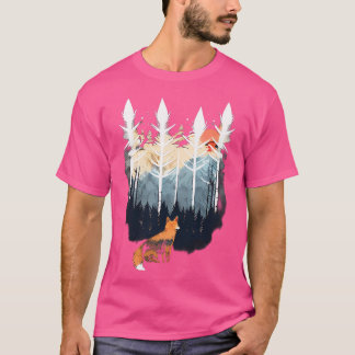 T-shirt Un Renard Dans Le Far