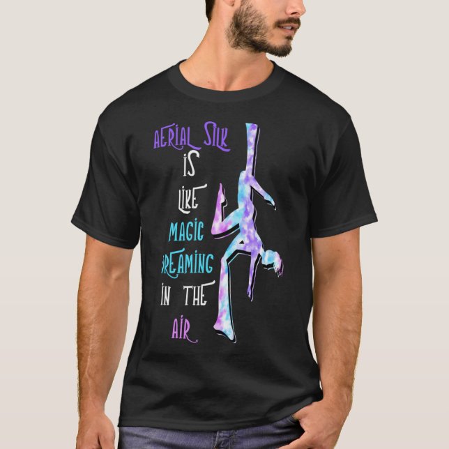 T-shirt Un Rêve Aérien Dans L'Air Un Trapeze acrobatique A (Devant)