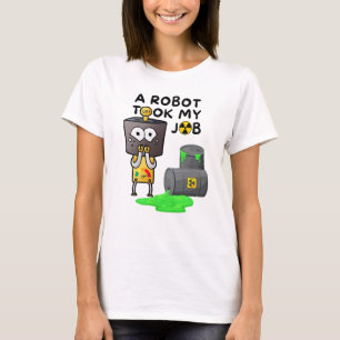 T-shirt Un Robot A Pris Mon Travail