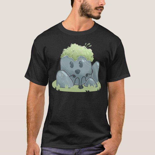 T-shirt Un Rocher Mossy (Devant)