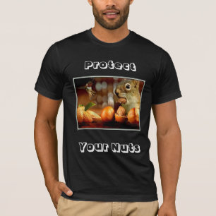 T-shirt Un rongeur ou un homme protège vos noix.