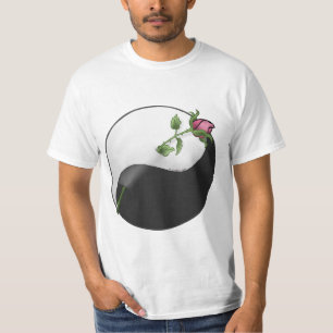 T-shirt Un Rose yin yang