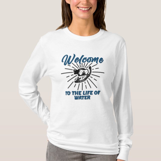 T-shirt Un Sauveteur Parfait - Bienvenue Dans La Vie De L' (Devant)