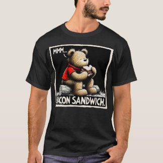 T-shirt Un savoureux sandwich au bacon