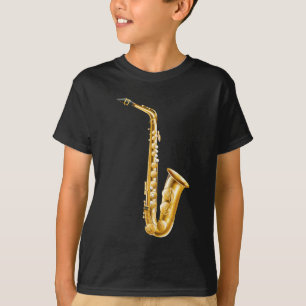 T-shirt Un saxophone d'or