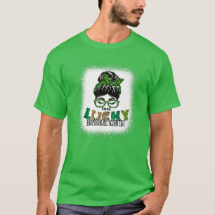 T-shirt Un scientifique biomédical chanceux Bleached St Pa