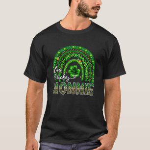 T-shirt Un Shamrock Lucky Nonnie Rainbow St Patrick s Da