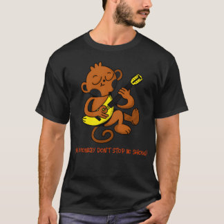 T-shirt Un singe n'arrête pas le spectacle vintage