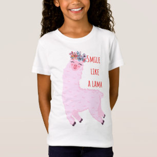 T-Shirt Un sourire drôle comme une Lama