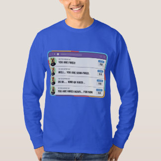 T-shirt Un stupide patron qui tire sur des gens par erreur