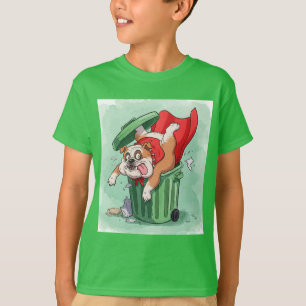 T-shirt Un super-héros dans une poubelle par Natasha Us