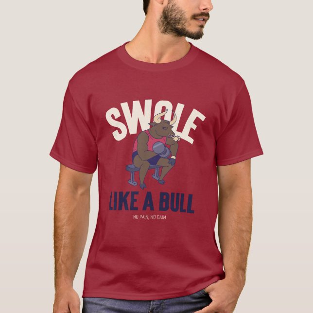 T-shirt Un taureau (Devant)