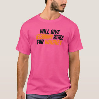 T-shirt Un Technicien Vétérinaire Donnera Des Conseils Vét