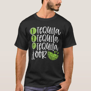 T-shirt Un Tequila Deux Tequila Trois Tequila Floor Graphi