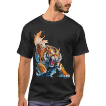 Un tigre en feu