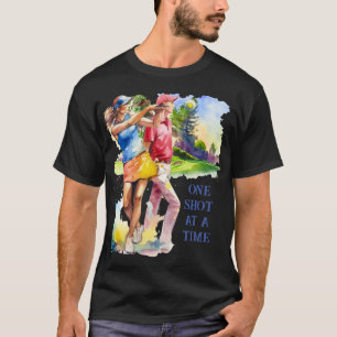 T-SHIRT UN TIRAGE À LA FOIS. GOLFERS PERSONNALISÉS