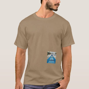 T-shirt Un trajet Shikara en place pour se déplacer.