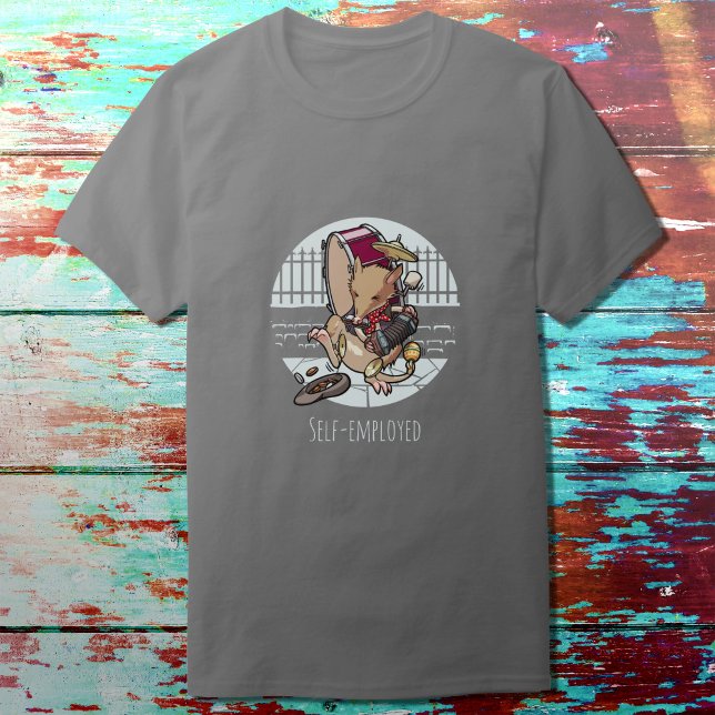 T-shirt Un travailleur indépendant Un homme Bandicoot Busk (Créateur téléchargé)
