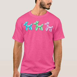 T-shirt Un trio de chiens de ballons