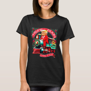 T-shirt Un Trump En Train D'Atteindre La Ville Trump 2024