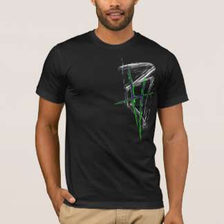 T-shirt Un tube de panneau | tees-shirt | [Black/Green]
