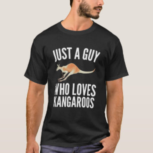 T-SHIRT UN TYPE QUI AIME L'AMOUREUX DES ANIMAUX KANGAROOS