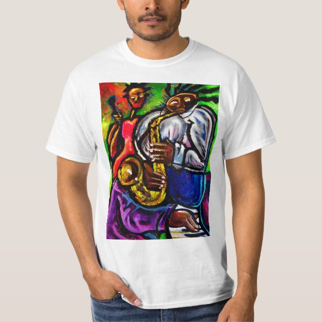 T-SHIRT UN VERGER DE JAZZ (Devant)