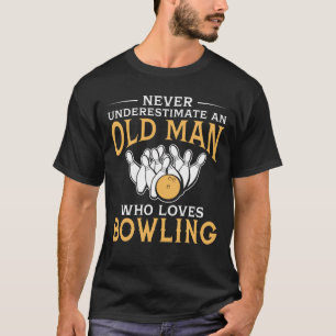 T-shirt Un vieil homme qui aime rouler