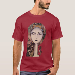 T-shirt Un visage entre les mondes