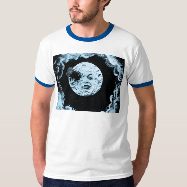 T-shirt Un voyage à la lune (Devant)